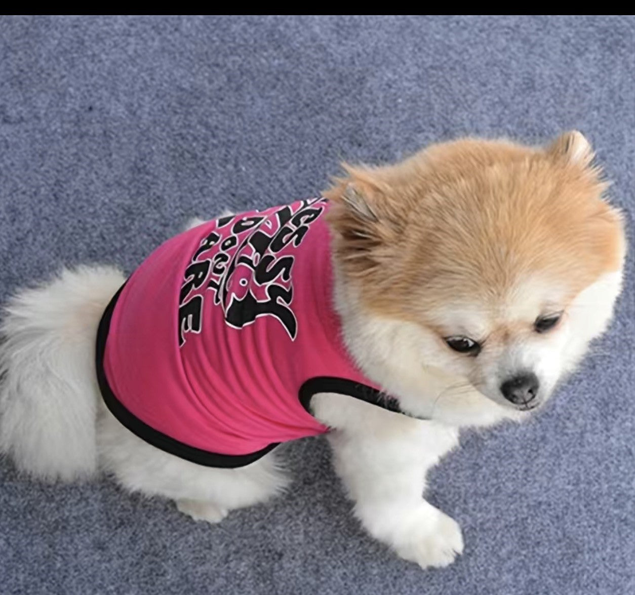 Pink Messy Hair Don't Care Vest