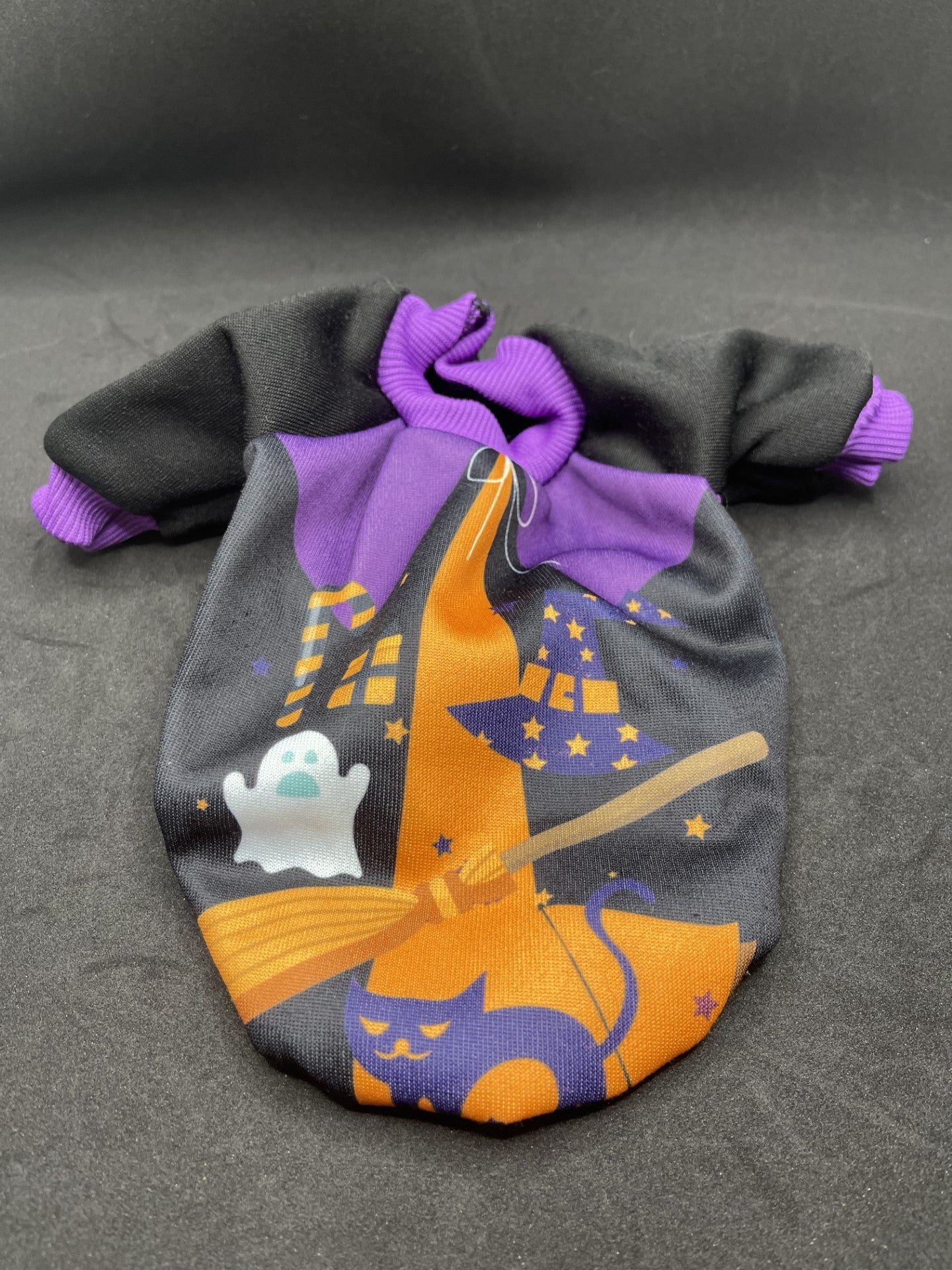 Halloween Haunted House Black, Purple & Orange Jumper/Sweatshirt
