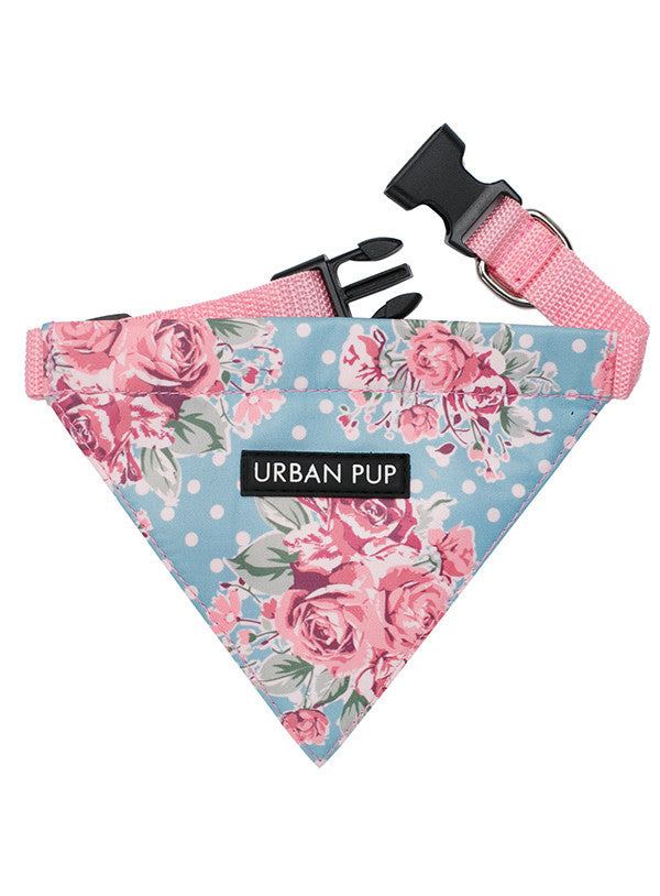 Urban Pup Vintage rose print bandana