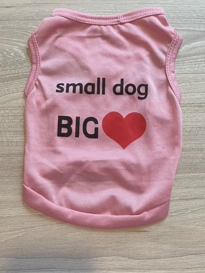 Small Dog Big Heart Vest