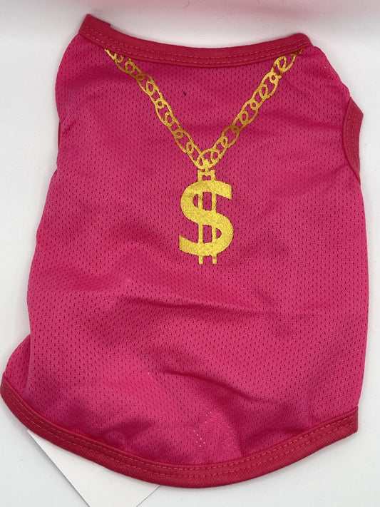 Gold Dollar Chain Vest