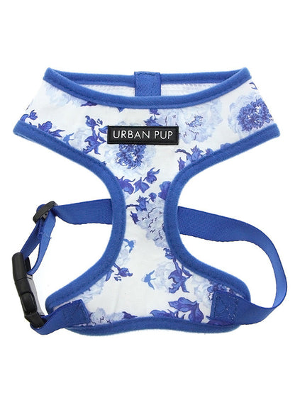 Urban Pup Blue Floral Bouquet dog harness