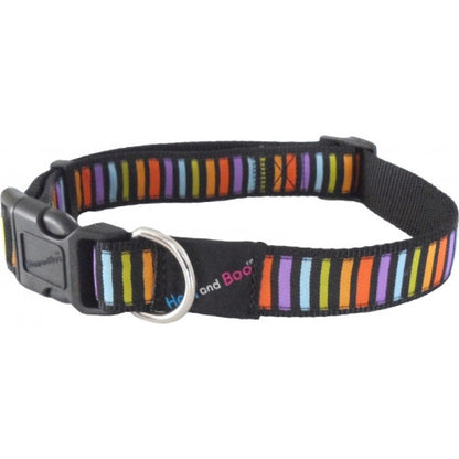 Hem & Boo Multi stripe Dog Collar