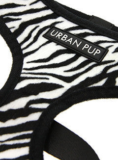 Urban Pup Zebra Stripe dog harness